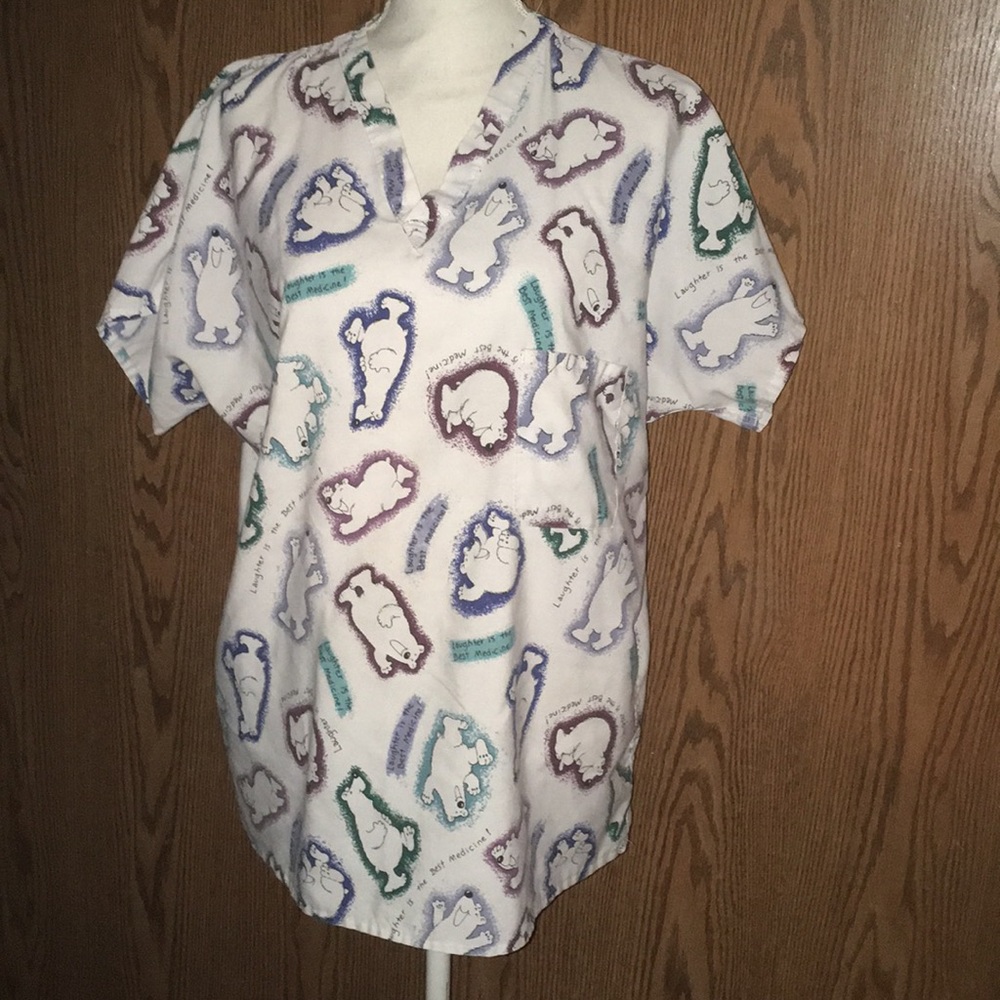 “Laughter is the best Medicine” Scrub Top